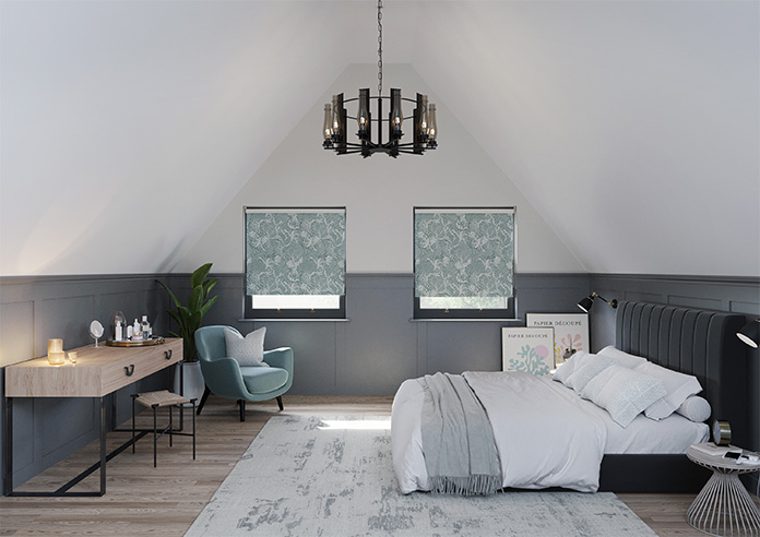 William Tree, Stone Blue - Roller Blind - Image 8